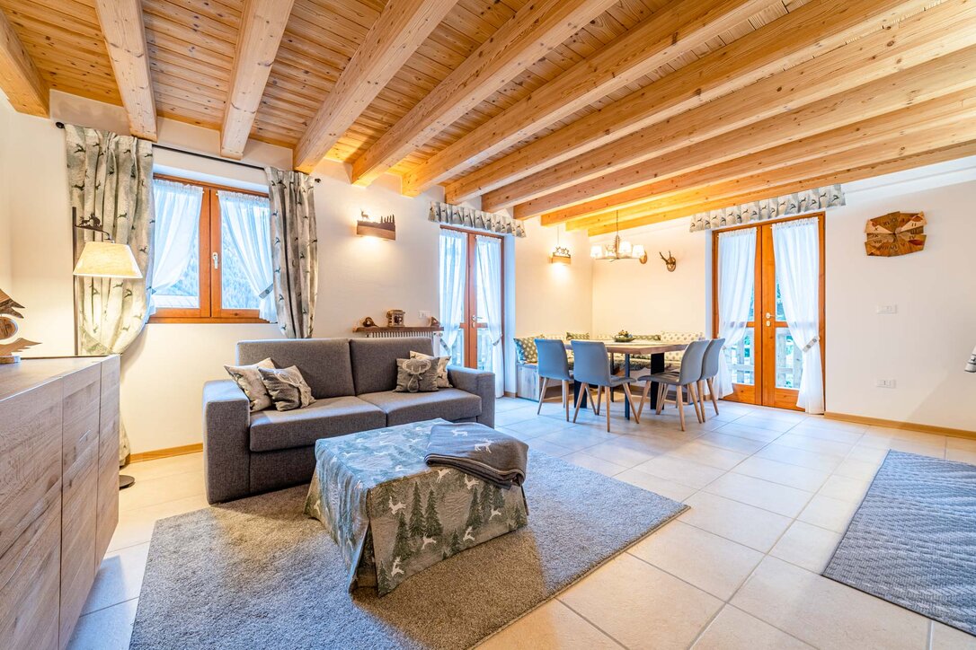 Loft romantico con camino nelle Dolomiti