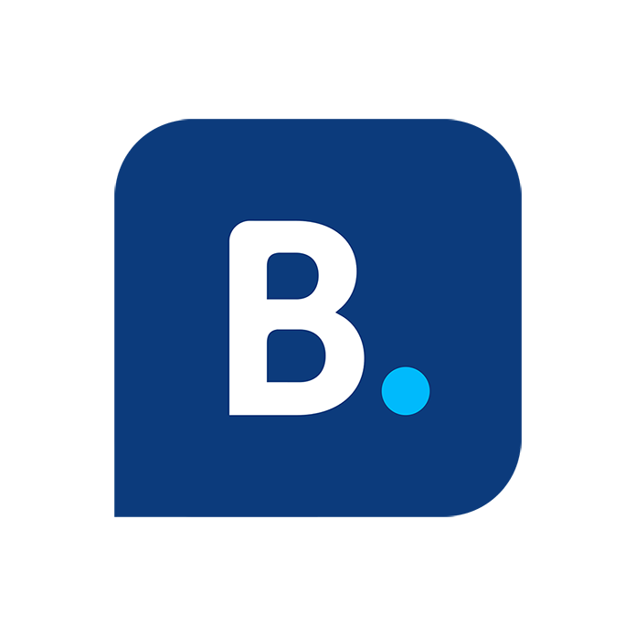 Badge stilizzato di Booking.com
